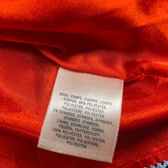 HD In Paris Anthropologie Red Blue Floral Tiered Festive Fit & Flare Skirt XS - Picture 8 of 10